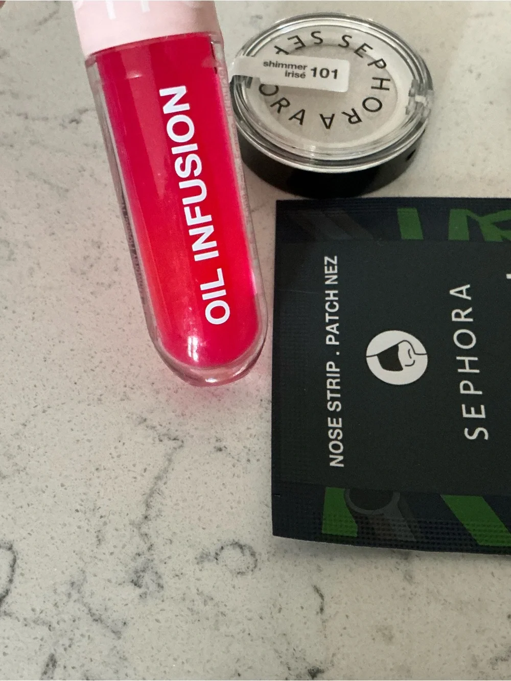 Sephora collection makeup bundle of 5 lipglosses,countour ,shimmer + free mask